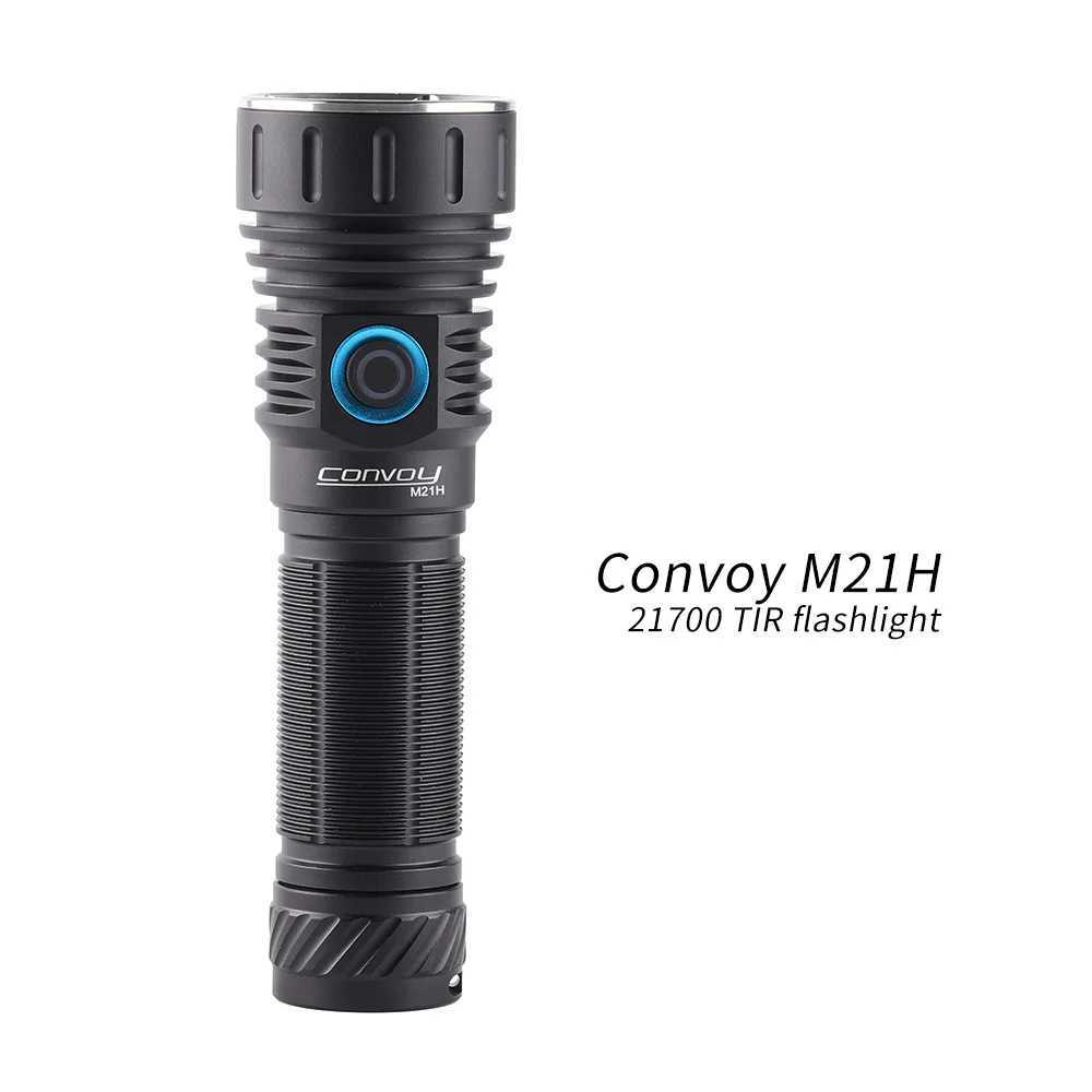 Convoy M21H TIR flashlight 21700 version Type-C rechargeable flashlight EDC light LED camping hiking fishing cycling work light Z250422
