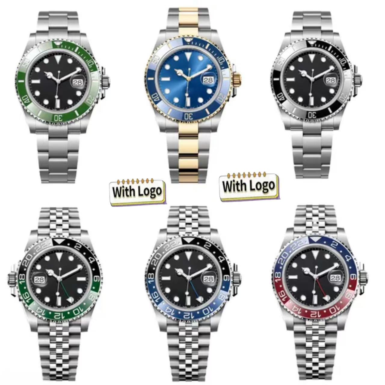 Designer watch mens automatic watches high quality 40MM movement montre de luxe sapphire waterproof stainless steel ceramic bezel reloj orologio