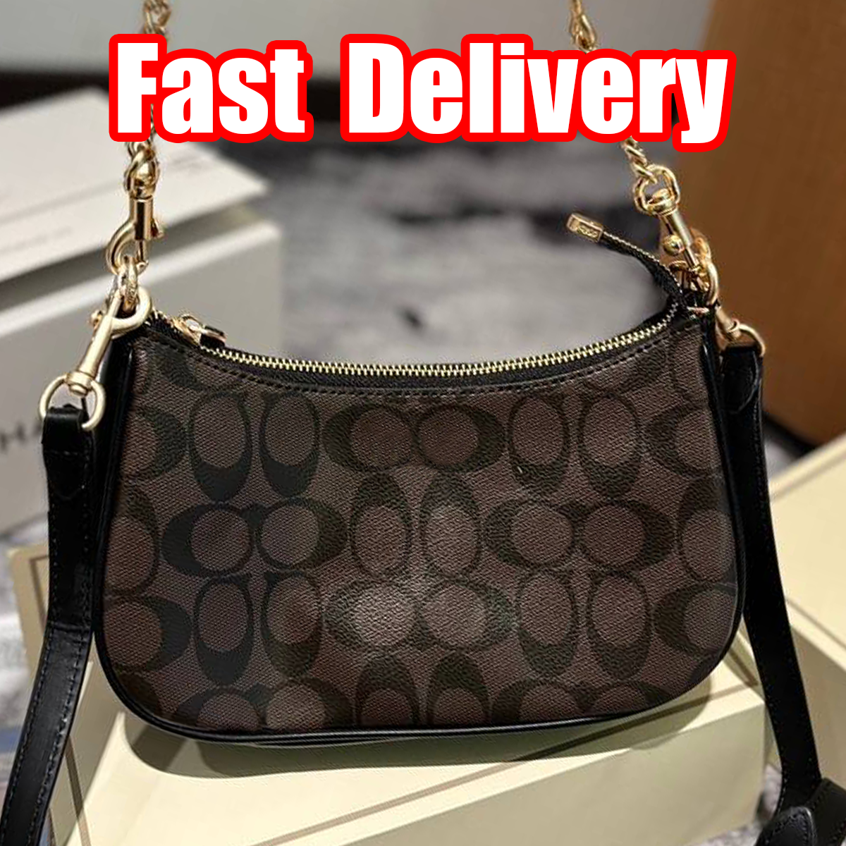 Designer Bag Luxury Bag Single shoulder Bags Wallets trei leather Bags underarm Bag crossbody classic monogram Bags zippered Bags Brown women's handbags