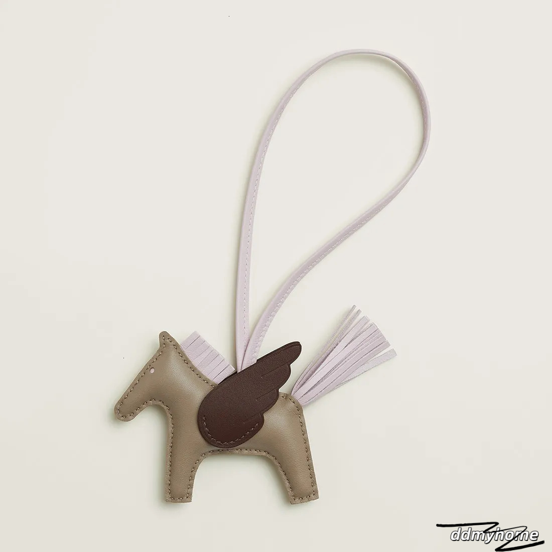 Handmade Little Pegasus Bag Charm Sheepskin Hand-Sewn High-End Rodeo Pony Pendant Keychain Car Hanging Decoration Ddmyhome