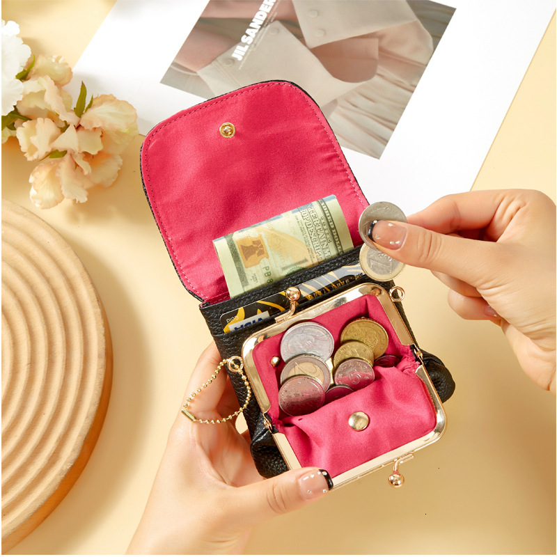 Designer Wallet Women s Leather Multifunctional Large Capacity Fashionable Mouth Gold Bag Japanese Personalized Creative Coin Storage Bag Luxury Walle