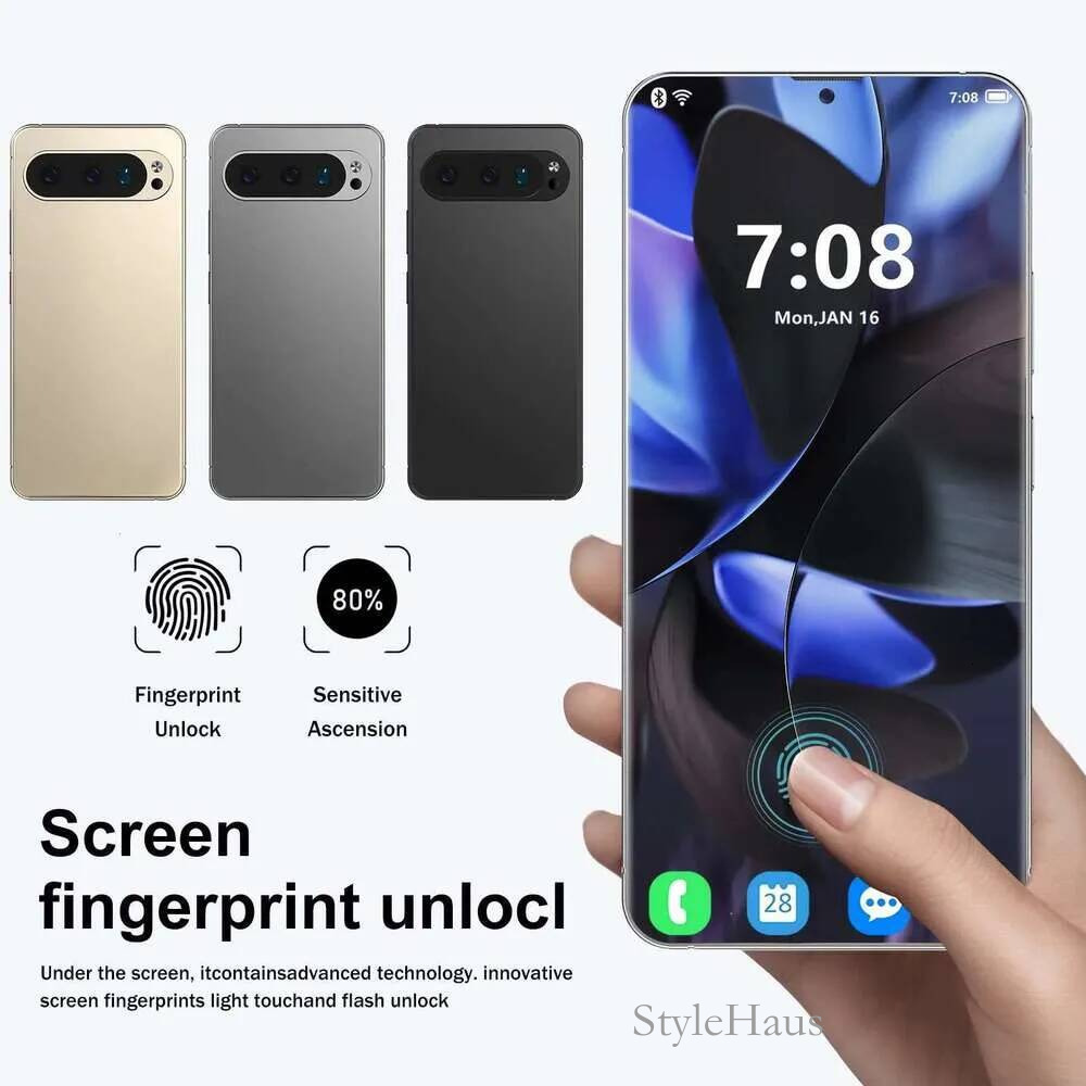 Pixel 9 Pro XL Smartphone 7.3inch Global Version 22G+2TB Snapdragon8 gen4 10core Android15 72+108MP 4G/5G Cellphone Mobile Phone