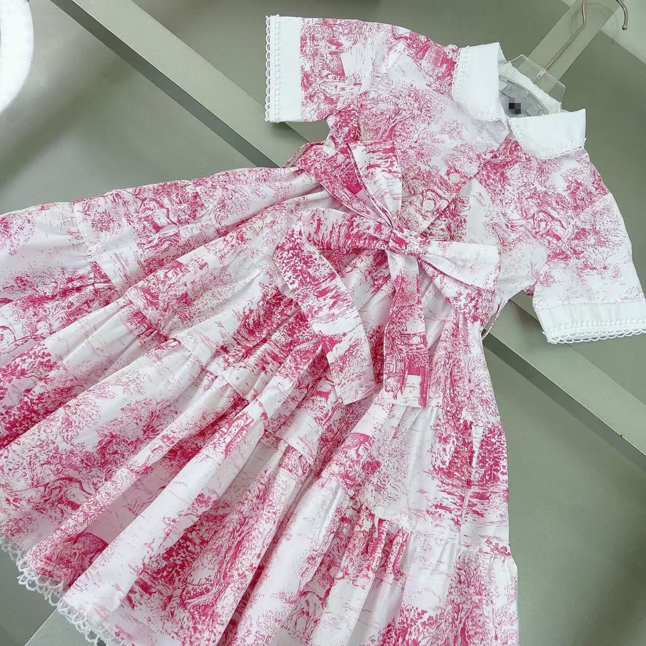 New Sales Kids Summer Cotton Sleeveless One-piece-dress baby KIDS Girls classic clothing Formal Gowns Children School Dress Girl's Polo Dress Free Shipping