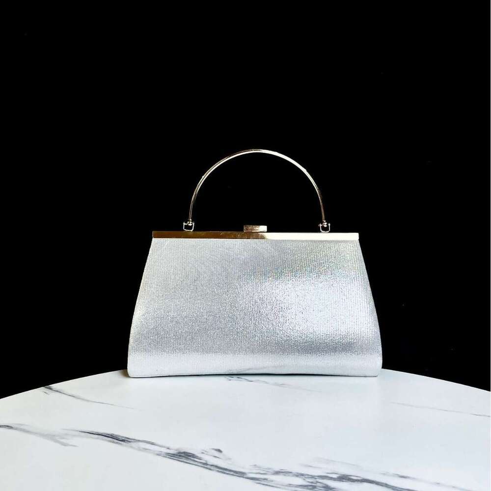 New Evening Handbag, Banquet Shining Square Bag, Party Small Bag With Diamond Inlaid Handhold