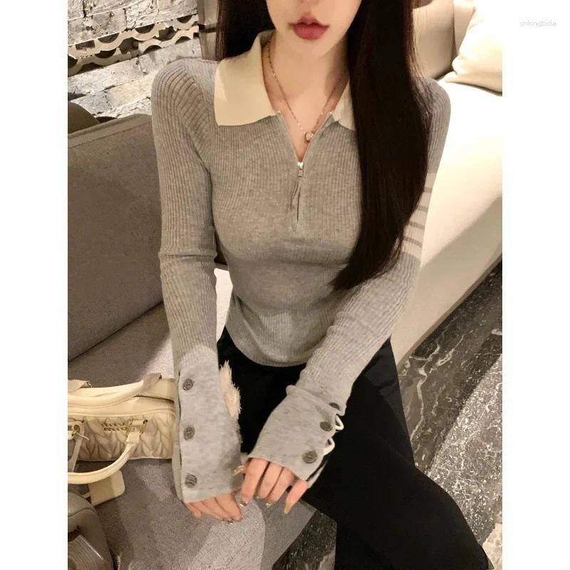 Women's Sweaters Realistic Pricing Design Sensibility Versatileslims You And Smooths Your Sihouette Slimming Knit Top Pullovers
