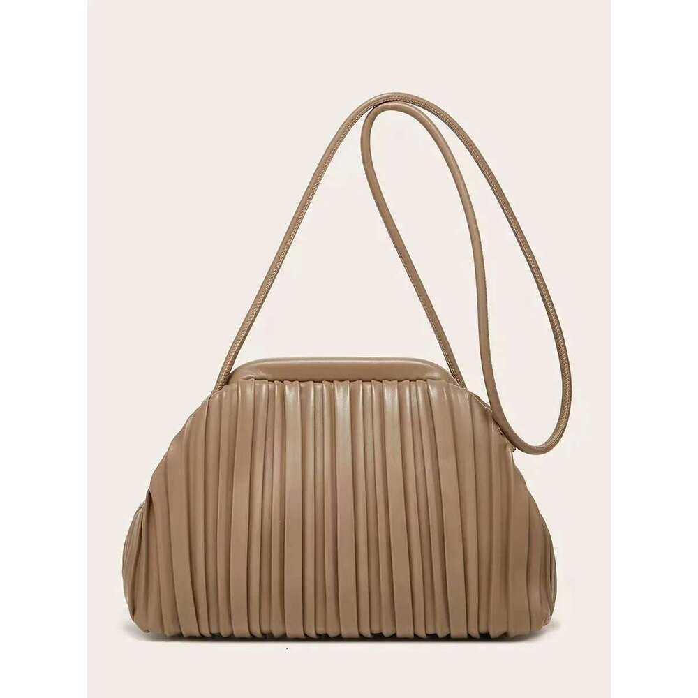 2025 New Wrinkled One Shoulder Cloud Simple And Elegant Crossbody Dumpg Fashionable Women's Small Bag Designer's bag