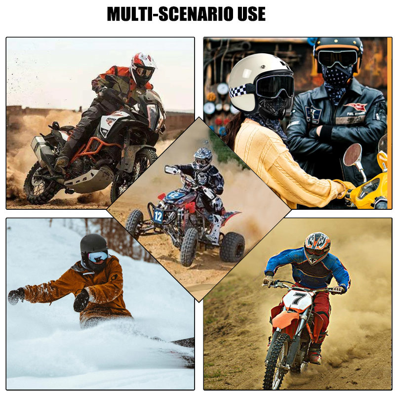 TWO-X Motorcycle Glasses Goggles Helmet MX Moto Dirt Bike ATV Ski Outdoor Sports Glass Scooter Goggles Mask