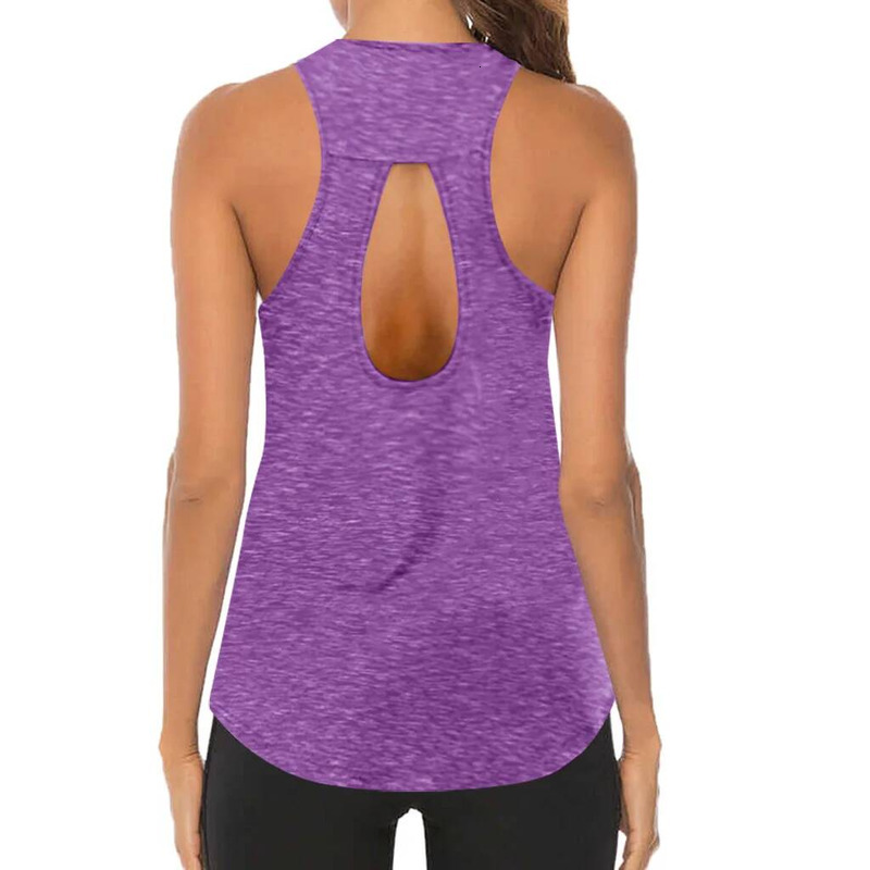 Women Yoga Loose Thin Sports Vest Breathable Sleeveless T-Shirt Gym Fiess Running Shirts Girls Sexy Tank Tops New