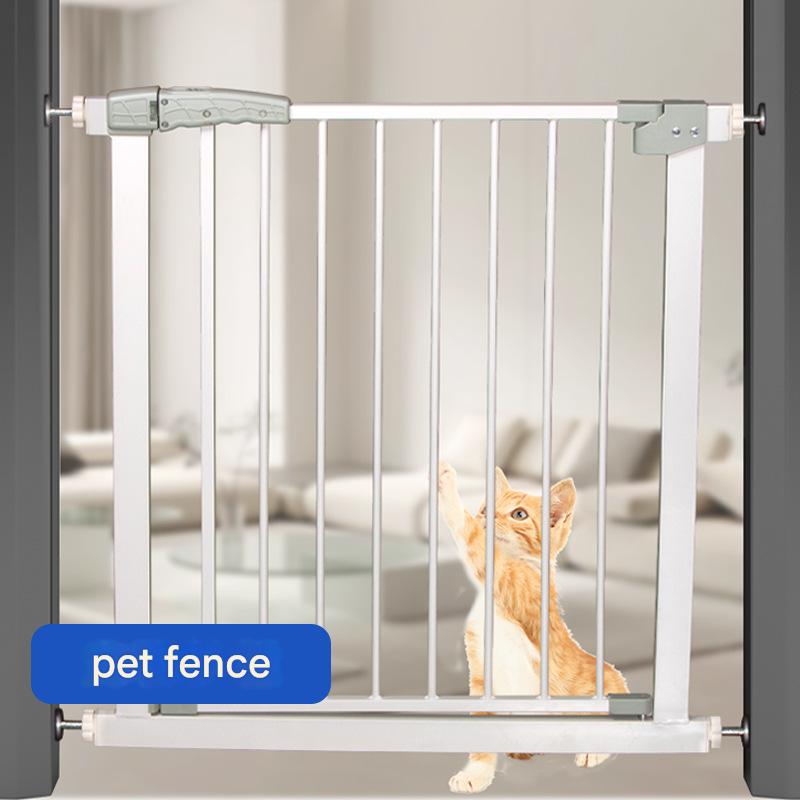 Cat-proof door fence dog indoor balcony partition fence encryption heightened punch-free cat guardrail pet door fence
