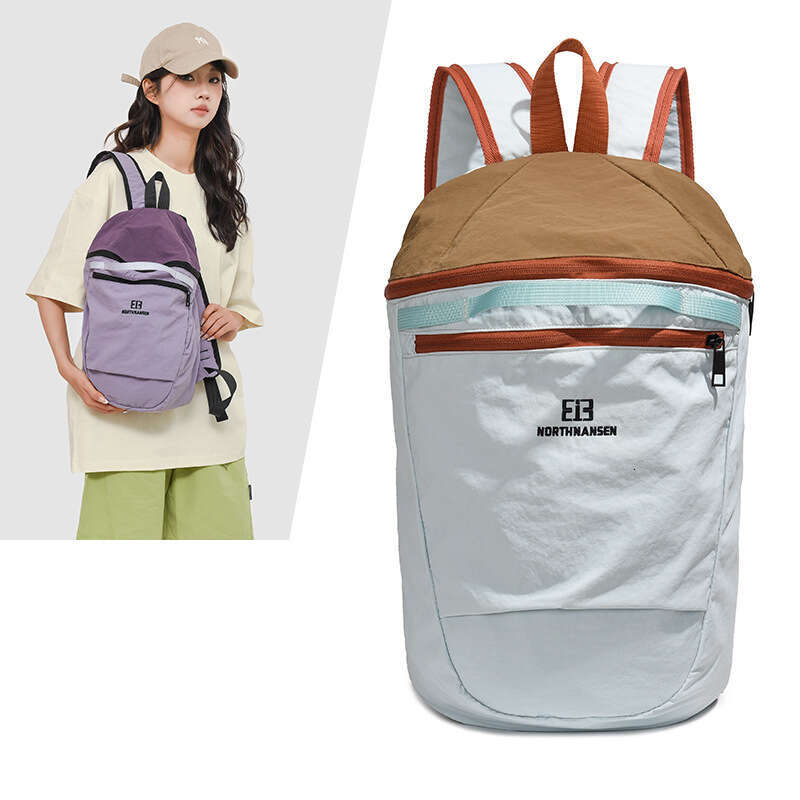 New hiking with contrasting colors, large capacity student backpack, outdoor sports lightweight leisure travel backpack