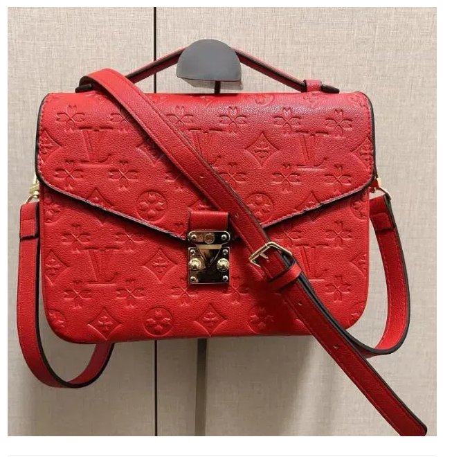 Designer Bag Emed Flower Large Capacity Totes Fashion Sac Femme Leather Women Shoulder Bags Messenger S Handbag Ladys Purse