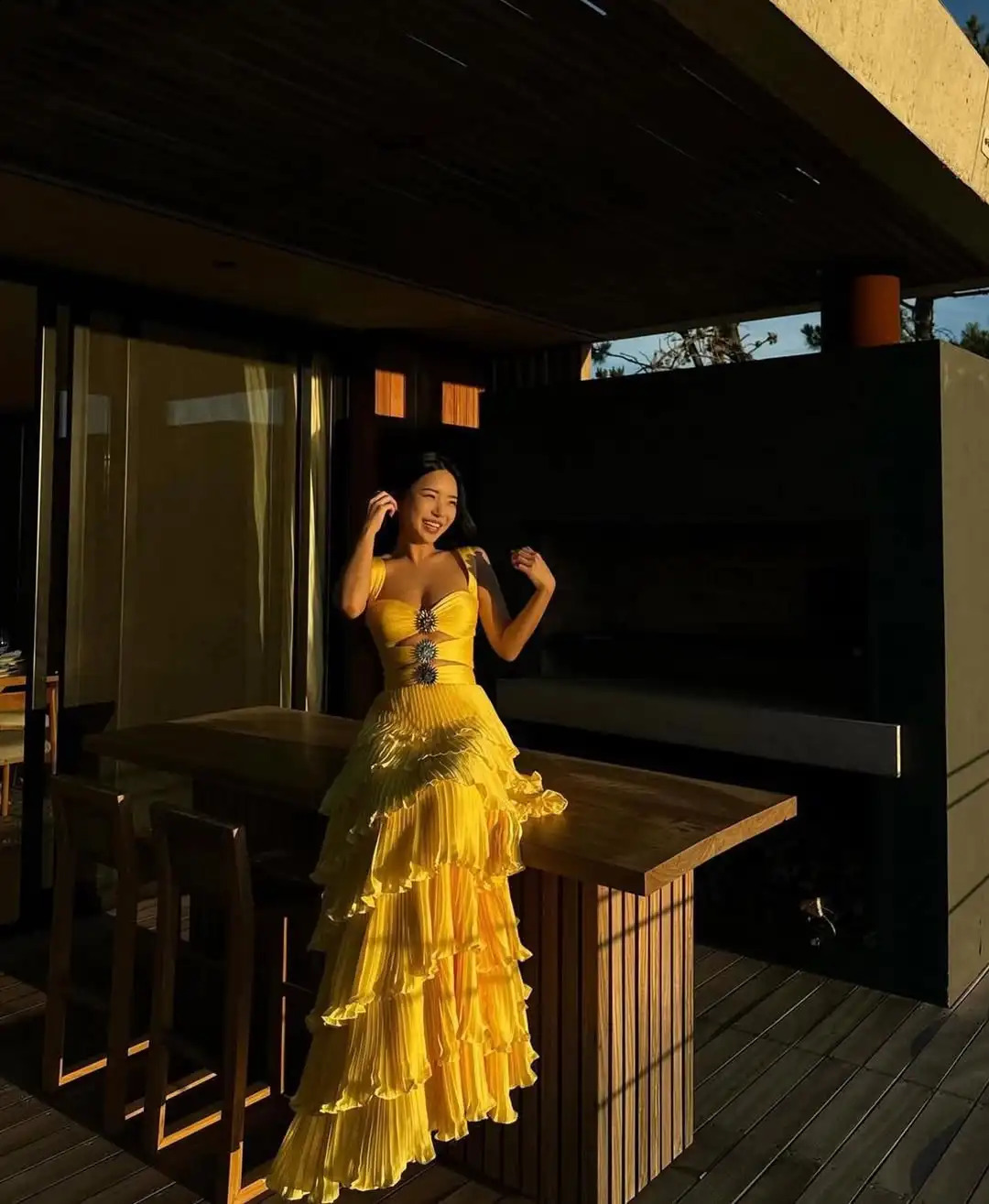 2025 leather jacket beach womens geometric print twopiece elegant and beautiful dress shoulder strap swimsuit suit 250415Z