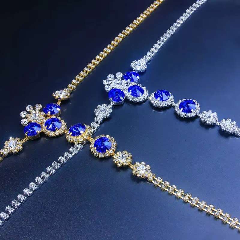 Suxuan Sexy Girl Nipple Necklace Piercing Thong Jewelry Set Body Nipple Rings Non Piercing Jewellery Chain