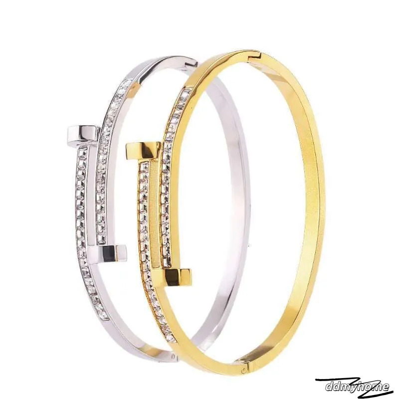 Bracelet Designer Bracelets For Women Luxury Jewelry Copper Plated With High-Quality Fashion Zircon Inlay Bangle Holiday And Vacation Gifts Ddmyhome