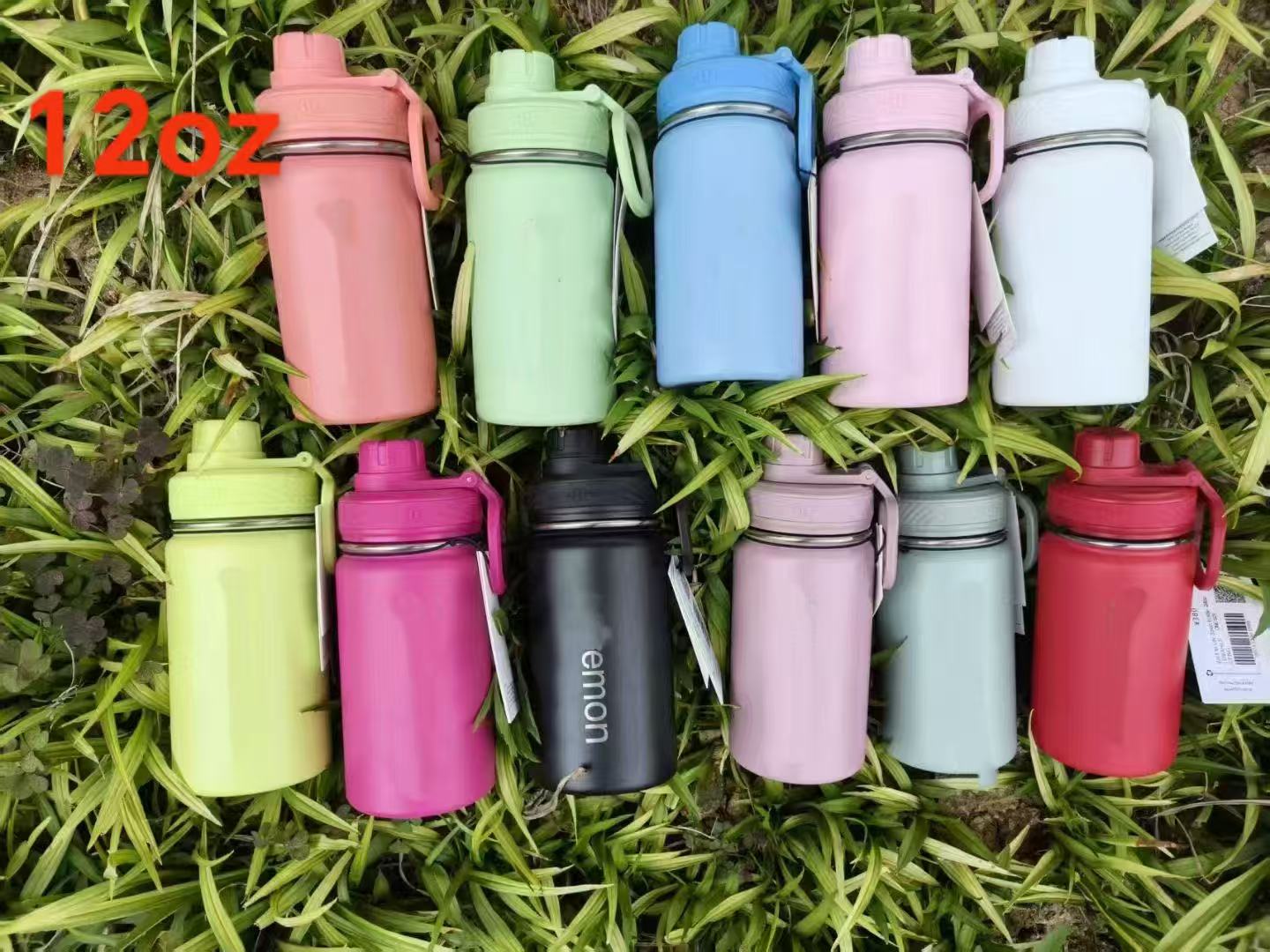 yoga kids sports water bottle back to life outdoors yoga cup 12OZ Water Bottles Stainless Steel Pure Titanium Vacuum Portable Leakproof Outdoor