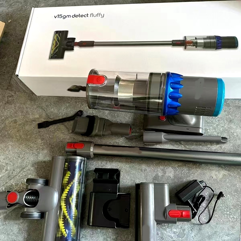 High quality 2025 newest V15gm handheld push rod cordless vacuum cleaner handheld household vacuum cleaner with strong suction power VacuumCleaners