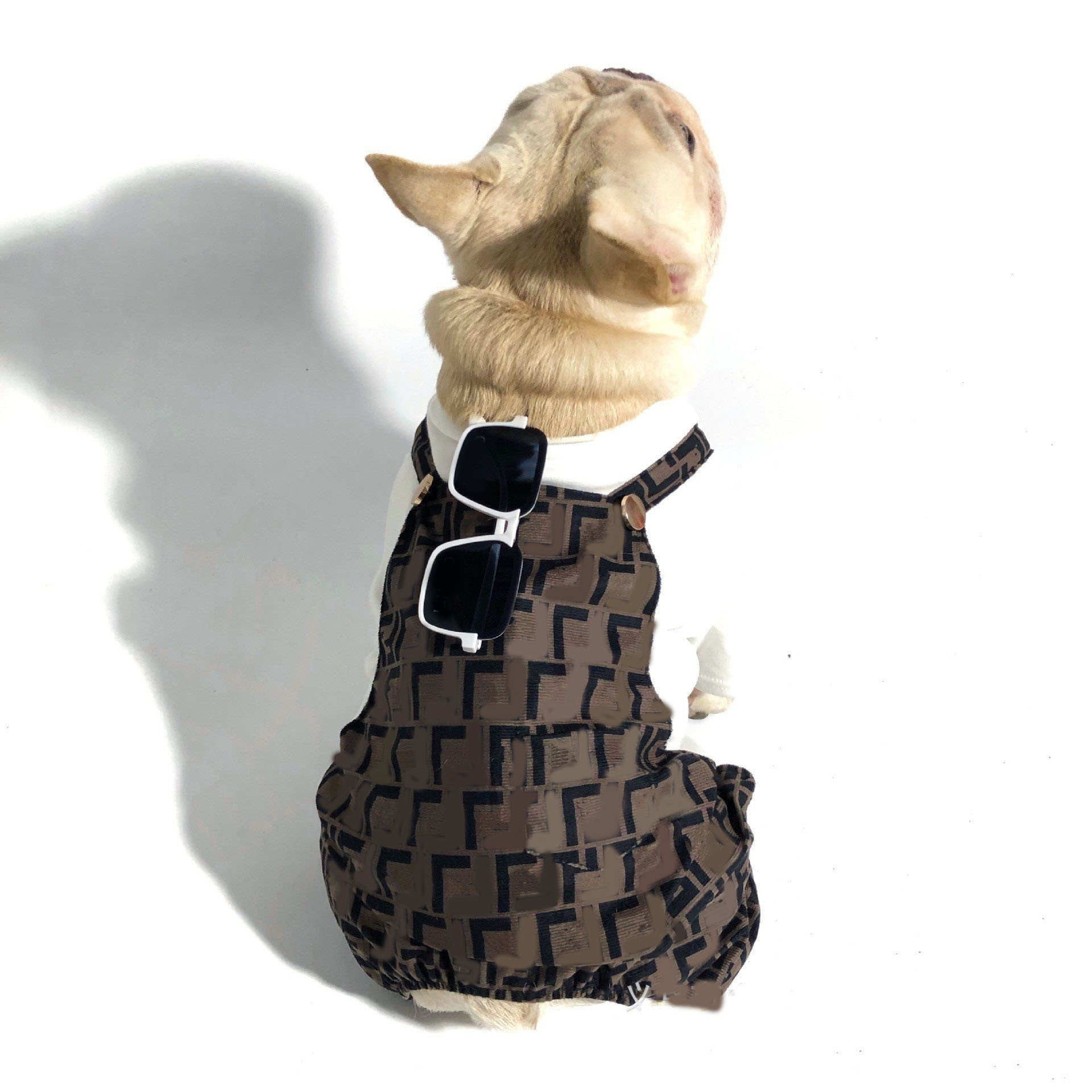 Dog Apparel Dresses Old Flower Letter Pattern Designer Pets Clothes Denim Puppy Pet Vest Princess Dress Skirt For Small Breed Dogs Cats Free shipping