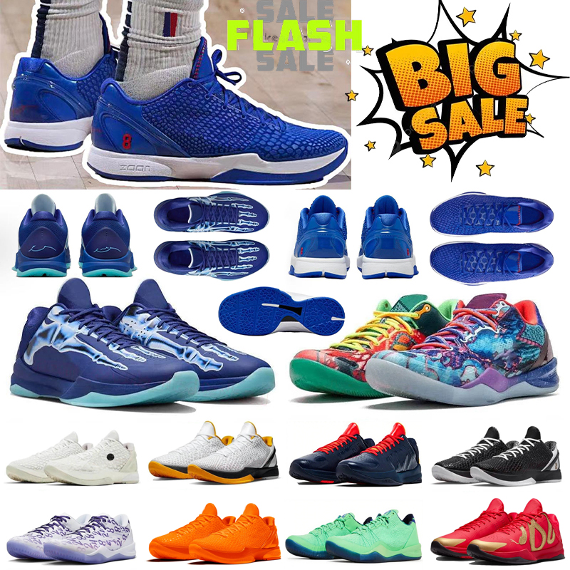 Black Mamba 8 6 5 Potro Reverse Grinch Basketball Shoes Mambacita Think Pink X-Ray Easter Del Sol for Men Women Big Kids Trainers Outdoor Sports shoes