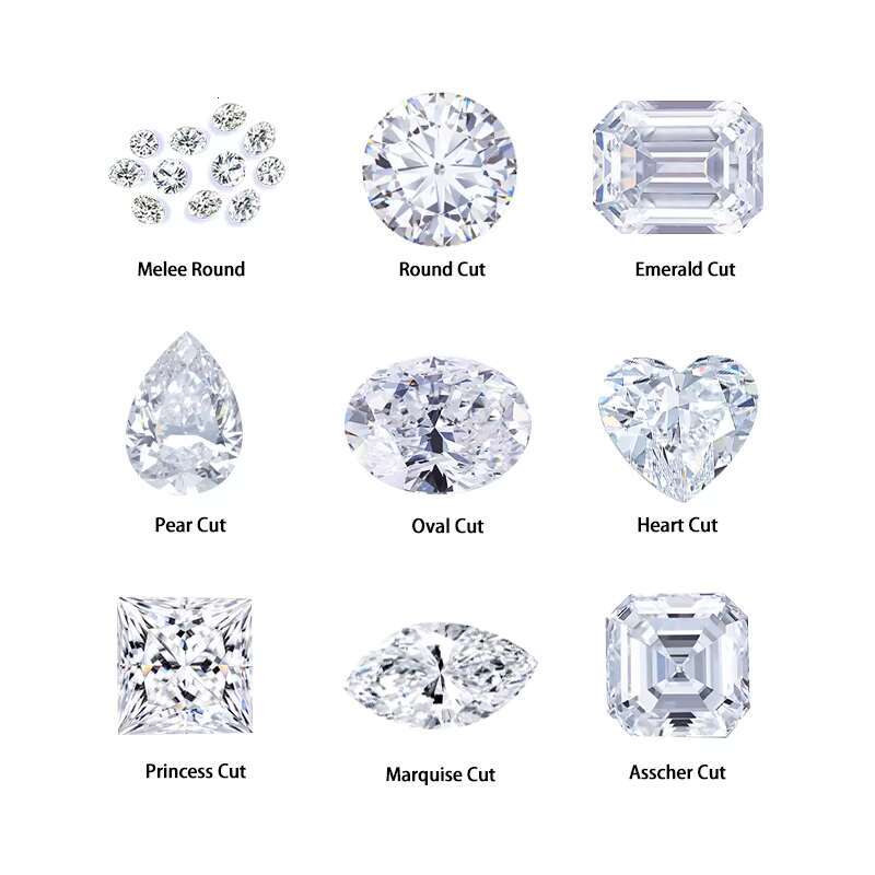 Hot Sale Wholesale Lab Diamond 1CT 0.5CT Round Brilliant Cut VVS VS IGI Certified HPHT CVD Lab Grown Diamond