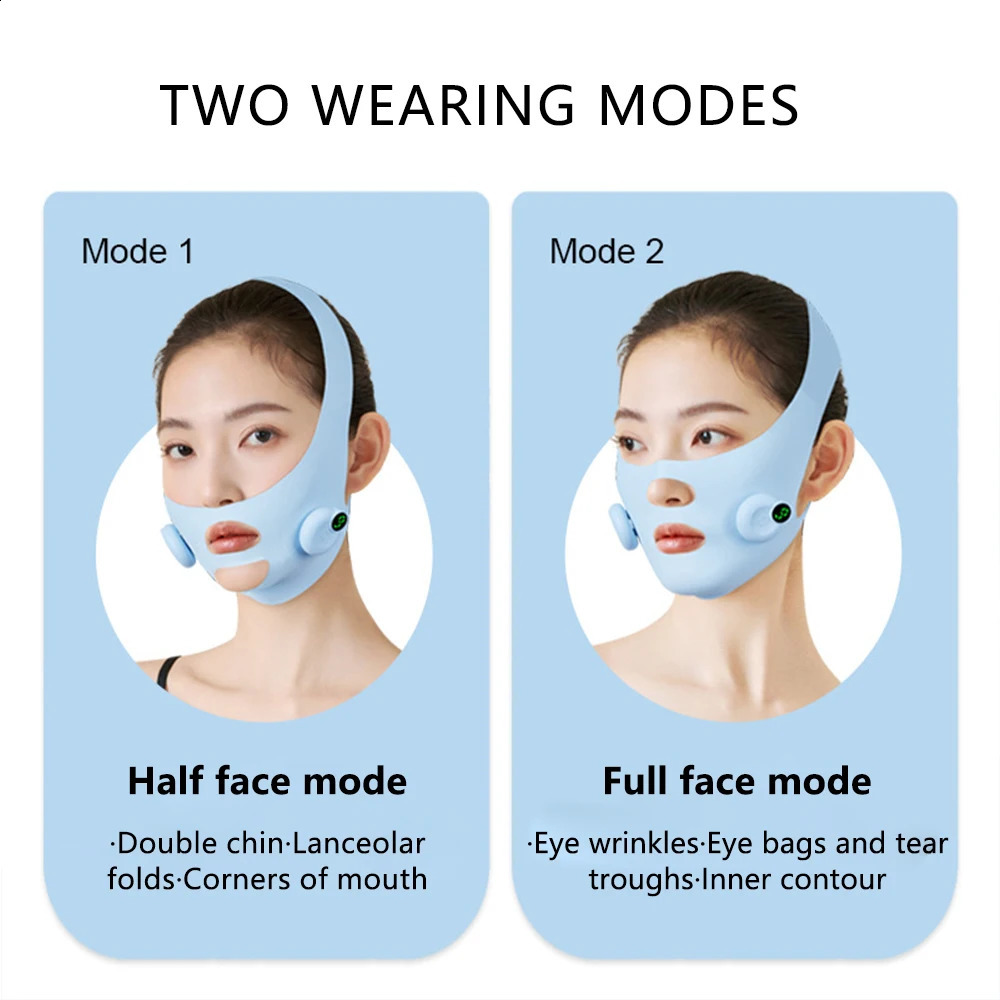 Electric V Face Facial Massager Facial Contouring Beauty Device EMS Microcurrent Skin Slimming Chin Shaping Massager 250418
