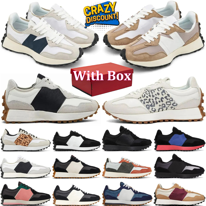 with box men women designer running shoes Triple Black Leather Sea Salt White Brown Olive Mens Trainers Sneakers sport chaussures