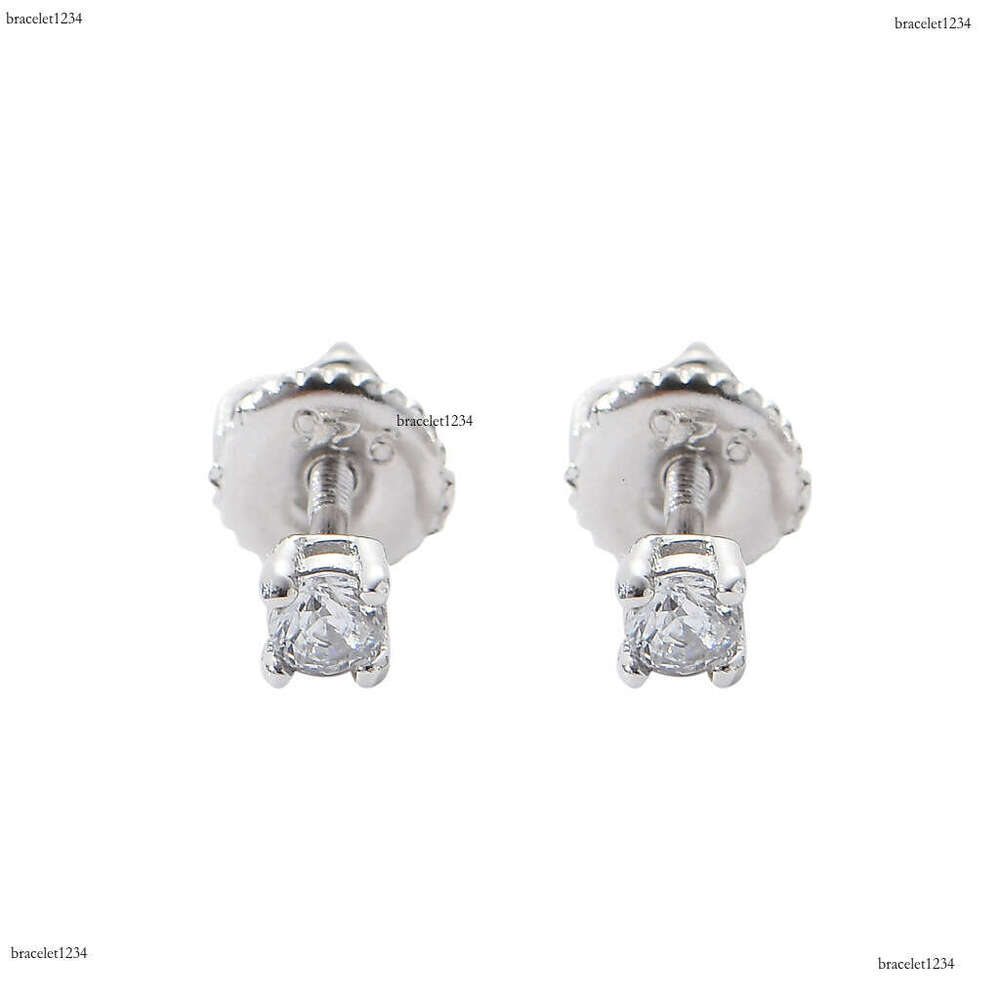 Luxury Hip Hop GRA Certificate Ice out VVS Moissanite 3mm 5mm 7mm earrings for men and women Free delivery