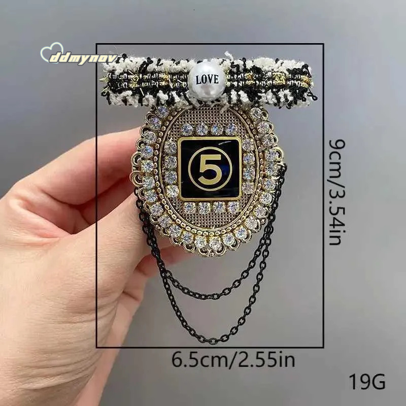 Crystal Pearl Pin Women - Elegant Camellia Flower Tassel Brooch for Backpacks & Jackets ddmynov