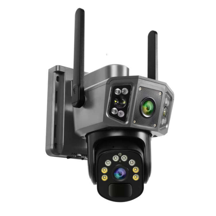 V380 Dual Lens Triple Screen TP21 Solar 4G Surveillance IP Camera Cross-Border Source Factory