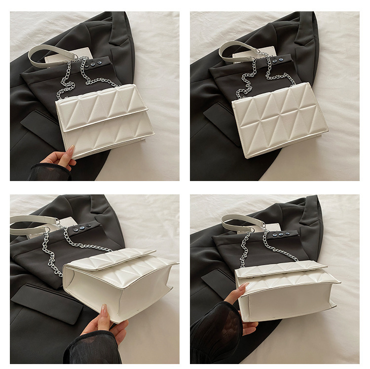 Free shipping Designer bag leisure versatile personality simple outdoor travel date shoulder bag for women White black khaki brown pink