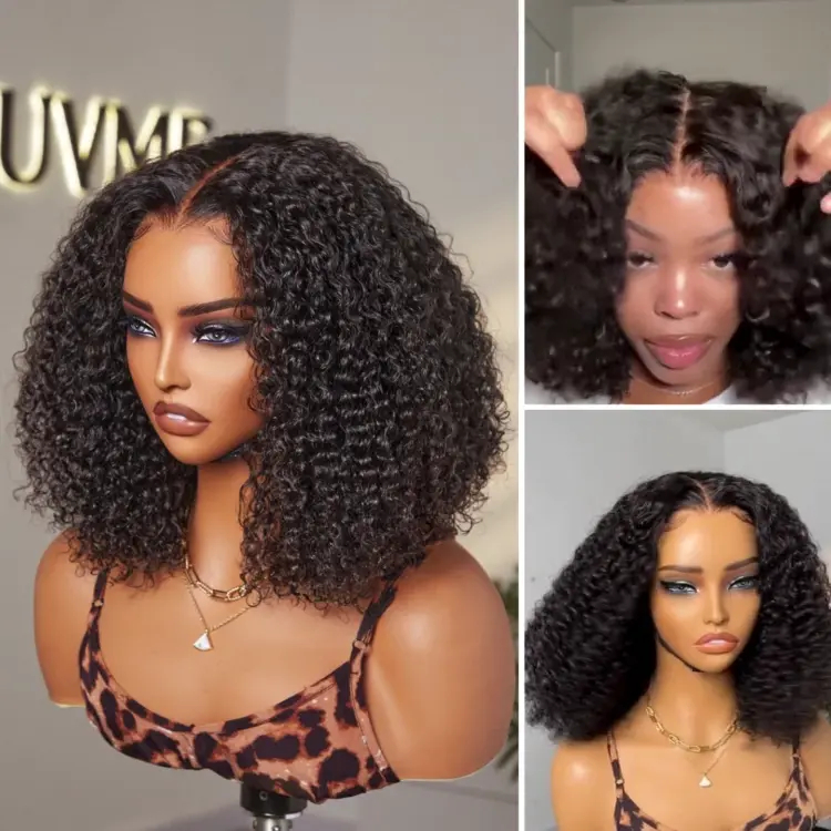 Deep Wave Hair 100% Human Lace Frontal Wig Pre Plucked Brazilian Human Hair For Black Women Ready To Wear 13x4 Glueless Wig 280density Human Hair Read