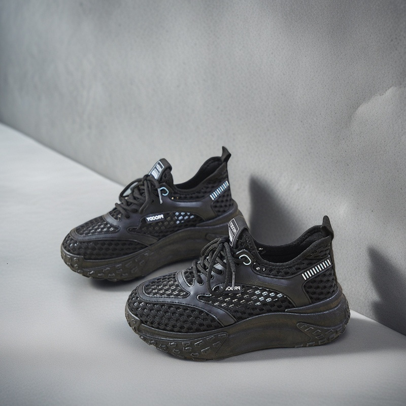 Ins Trendy Dad Summer Thick Bottom Running Sports And Leisure Women S Breathable Mesh Shoes YDY Ddmysaturn Ddmysaturn