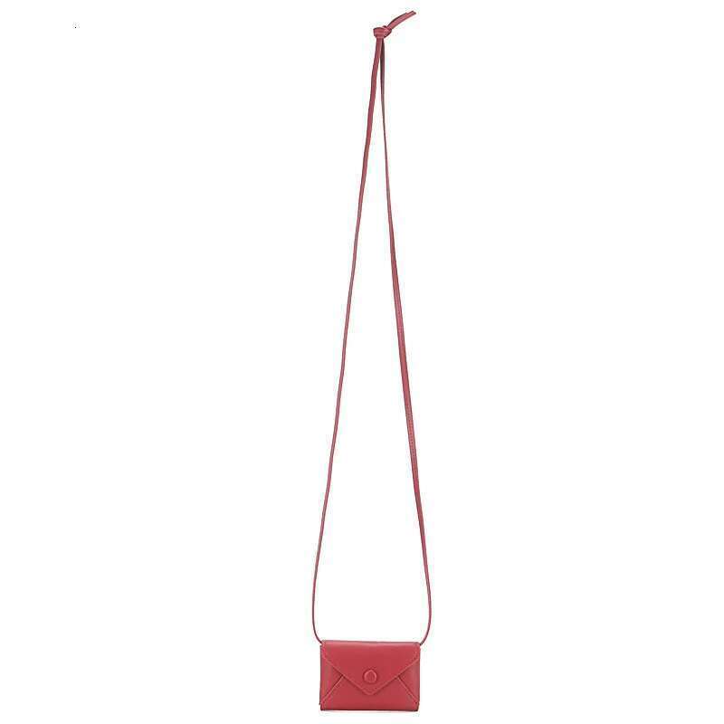 Women's New Twin Cowhide Envelope Waist Crossbody Multi-Layer Mini Coin Purse Armpit Bag Retro Belt Card Ba