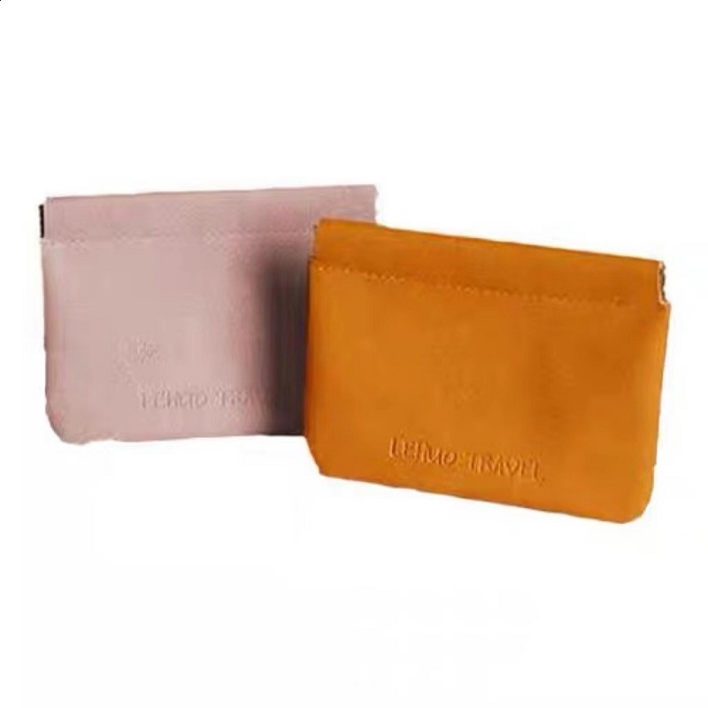 Simple Lipstick Makeup Storage Bag Women Fashion Portable Mini Key Jewelry Cosmetic Organizer Pouch Handbag Pu Small Bags Gift R250423