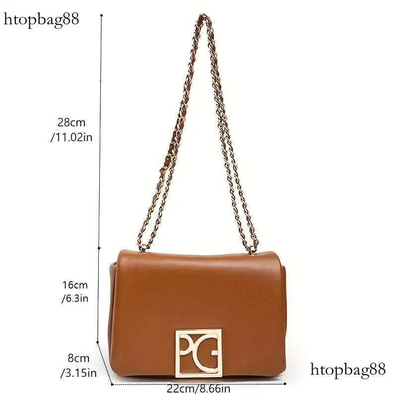 PURIFICACION GARCIA Women S Crossbody Sling Bag With Letter Charm Golden Tone Hardware Clasp Closure Minimalist Detachable Strap Purse In Deep