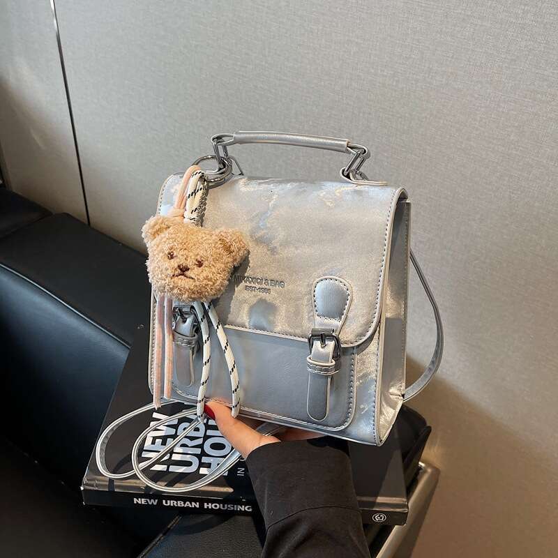 College Style Yuezi for Women 2025 New Trendy Fashion Simple Student Backpack Versatile Leisure Travel Bag