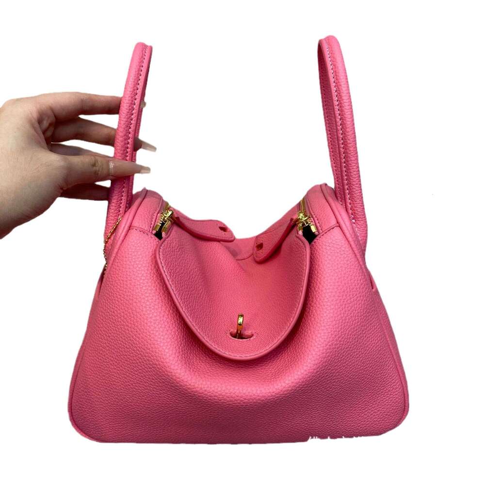 Designer Bag Shoulder Carrying Doctor S Lindi Soft Cowhide Lychee Pattern Handbag Single Shoulder Crossbody Versatile Embroidery Large Capacity