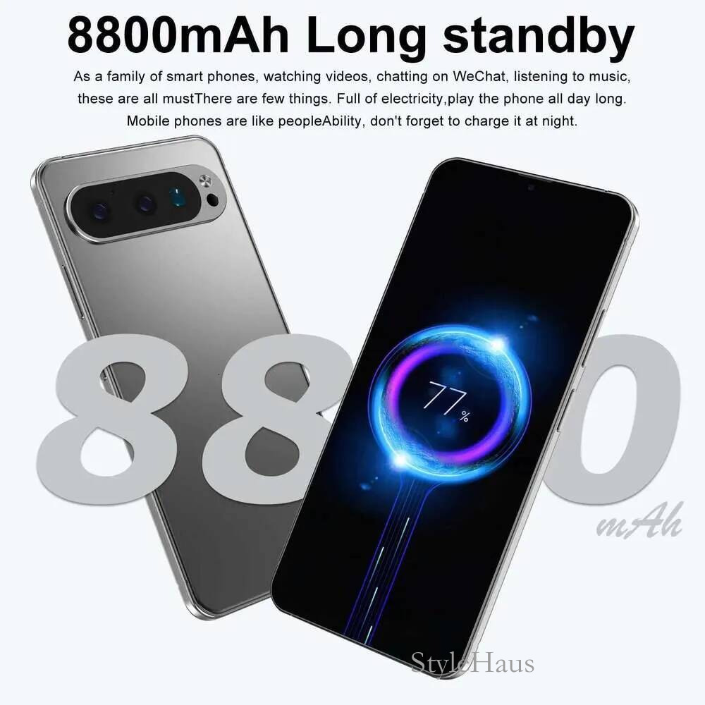 Pixel 9 Pro XL Smartphone 7.3inch Global Version 22G+2TB Snapdragon8 gen4 10core Android15 72+108MP 4G/5G Cellphone Mobile Phone