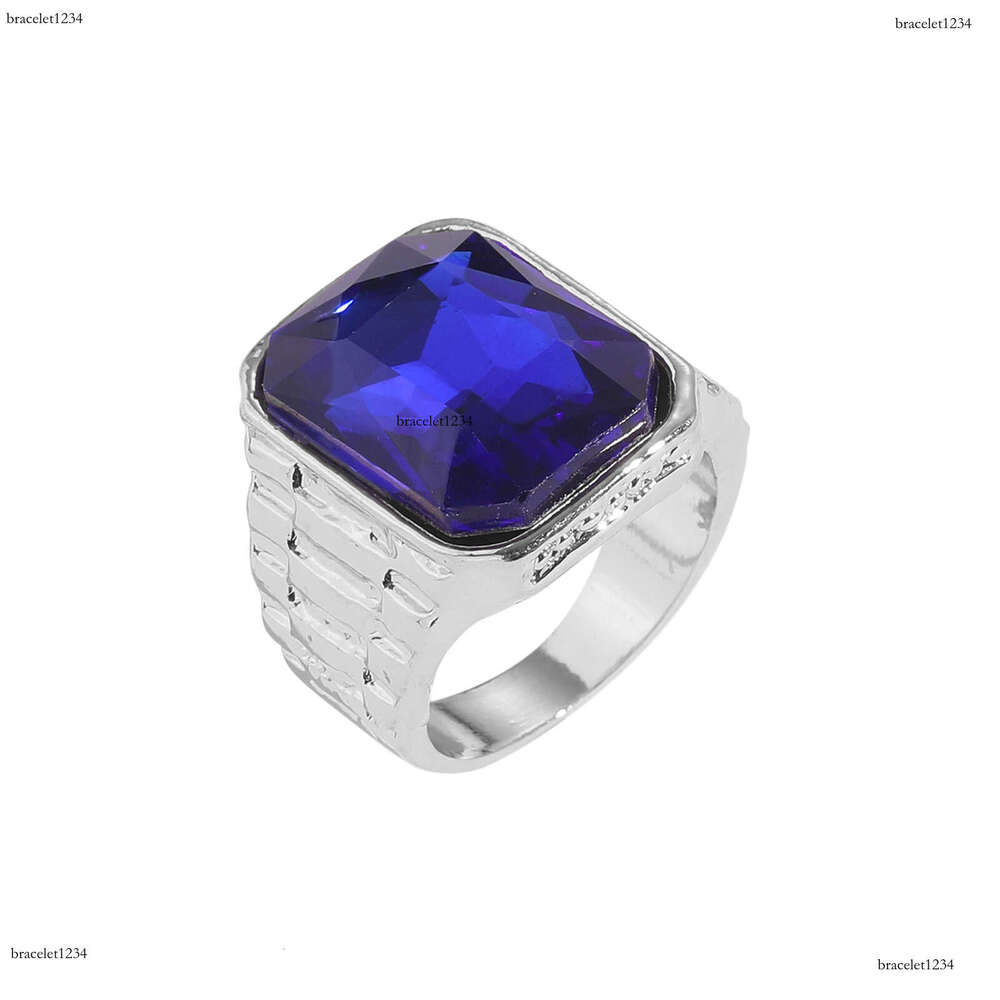 Luxury designer hip hop men and women with red and green ice out of VVS Moissanite hip hop rings