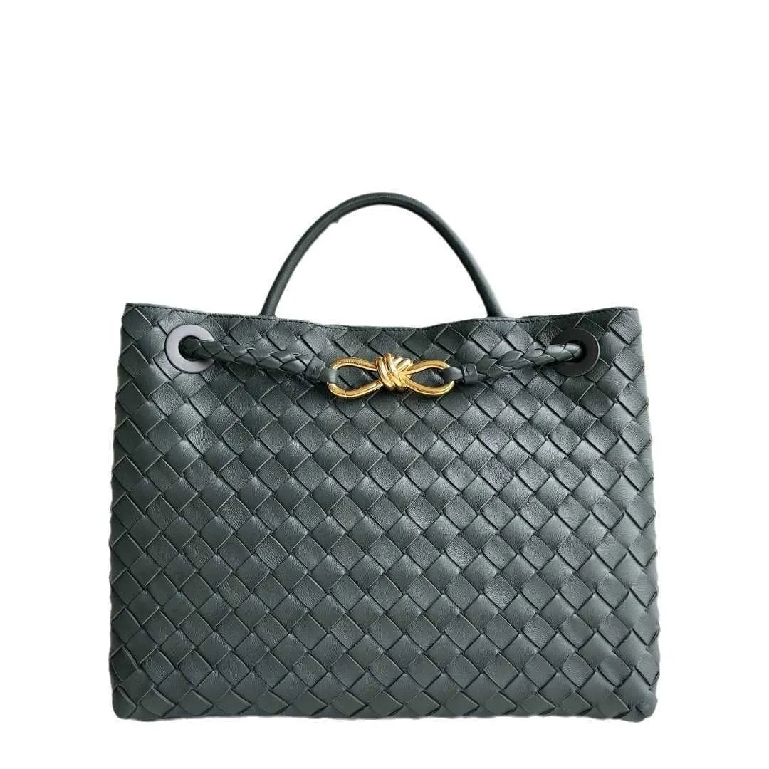 Andiamo Original Leather 2025 Woven Womens Portable Single Shoulder Crossbody Tote Bag 99