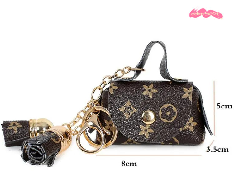 PU Leather - Handmade Tassel Car Key Lanyard Purse Keychain for Men & Women Bag Pendant ddmysept