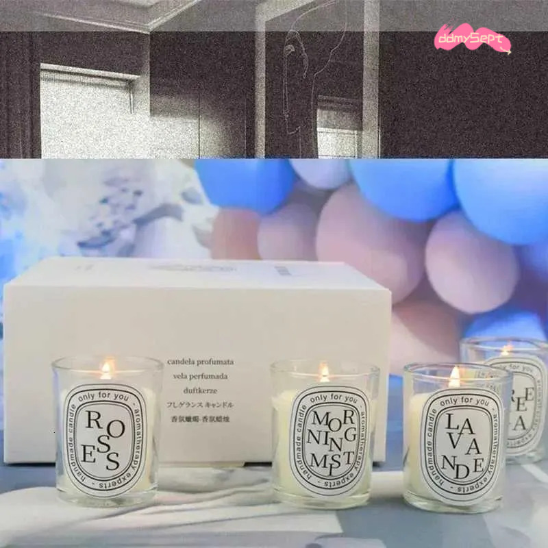 Romantic Transparent Fragrance Light Scented Aromatic Guest Gift Wedding Candles Candle Jar C2510238 ddmysept