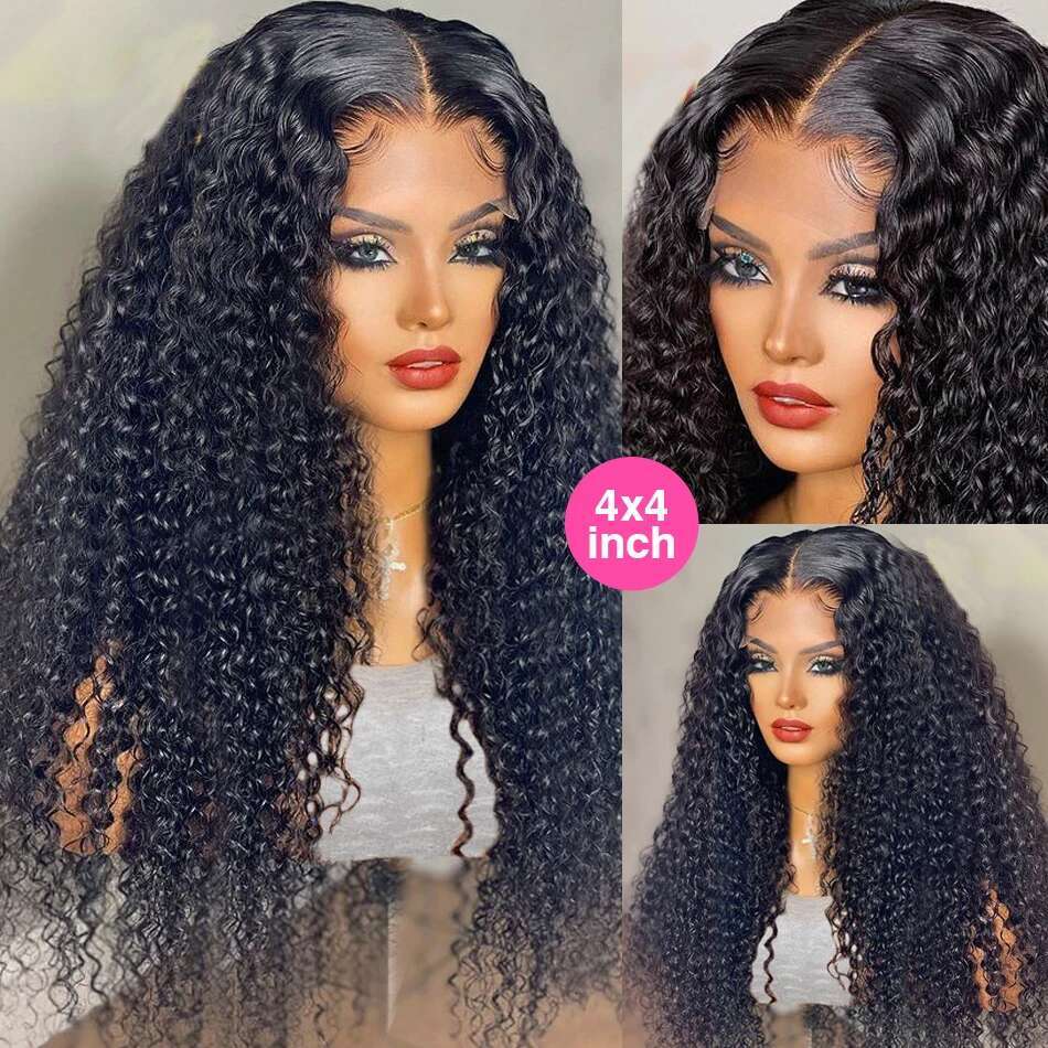 Rosabeauty Hd 13X6 Water Frontal Human Hair Loose Deep Wave 13X4 Lace Front Wig Curly 5X5 Closure Wigs For Women