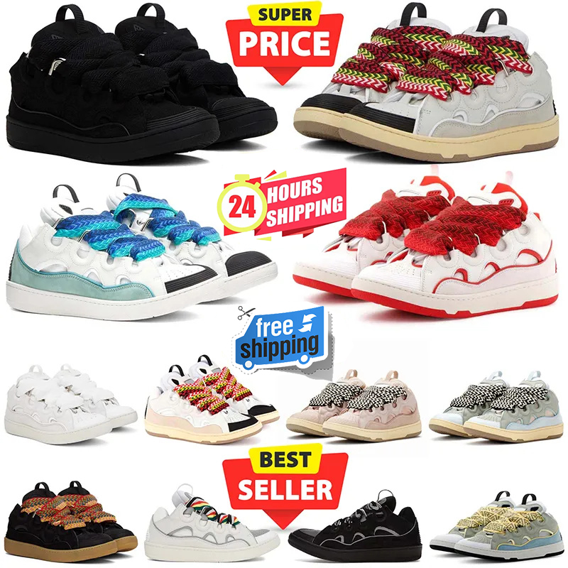Designer shoes sneakers for men women black curb leather sneaker mens womens trainers Plate-forme casual shoe luxury platform outdoor Runner sports trainers