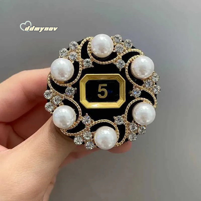 Crystal Pearl Pin Women - Elegant Camellia Flower Tassel Brooch for Backpacks & Jackets ddmynov