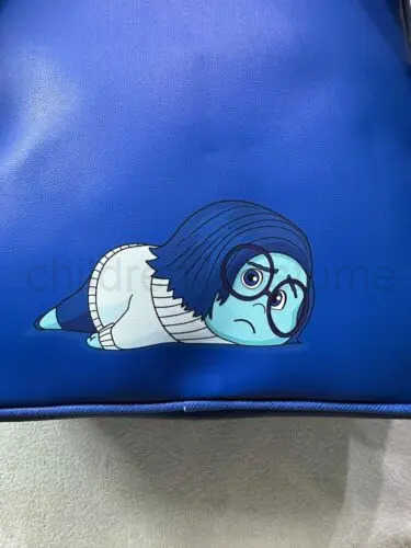 Disney Inside Out Sadness cosplay mini Rucksack PU leather backpack cartoon lasso stitched fashionable cute girl storage bag W20250423