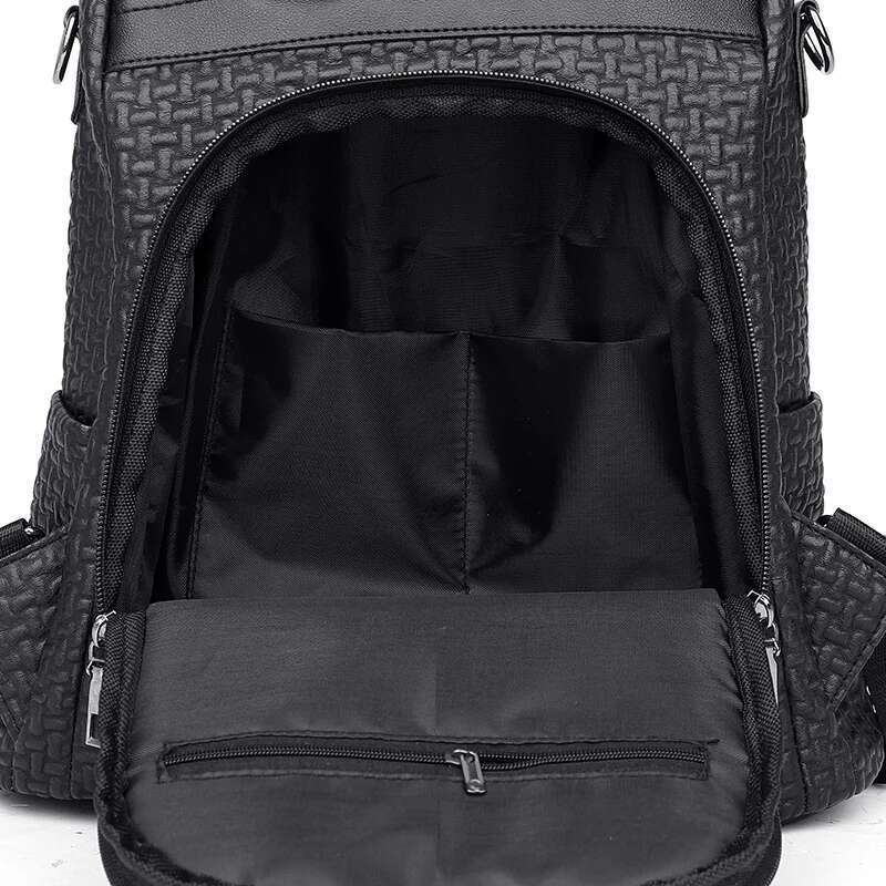 New European And American Large Capacity Leisure Travel Fashion Three Purpose Women's Anti Theft Backpack