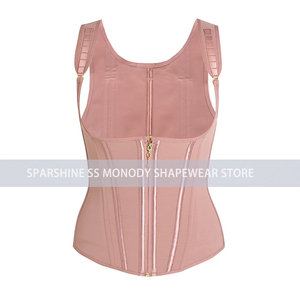 Fajas Colombianas Waist Trainer Corset Double Compression Body Shaper Tummy Control Slimming Flat Belly Belt with Steel Bones 251118