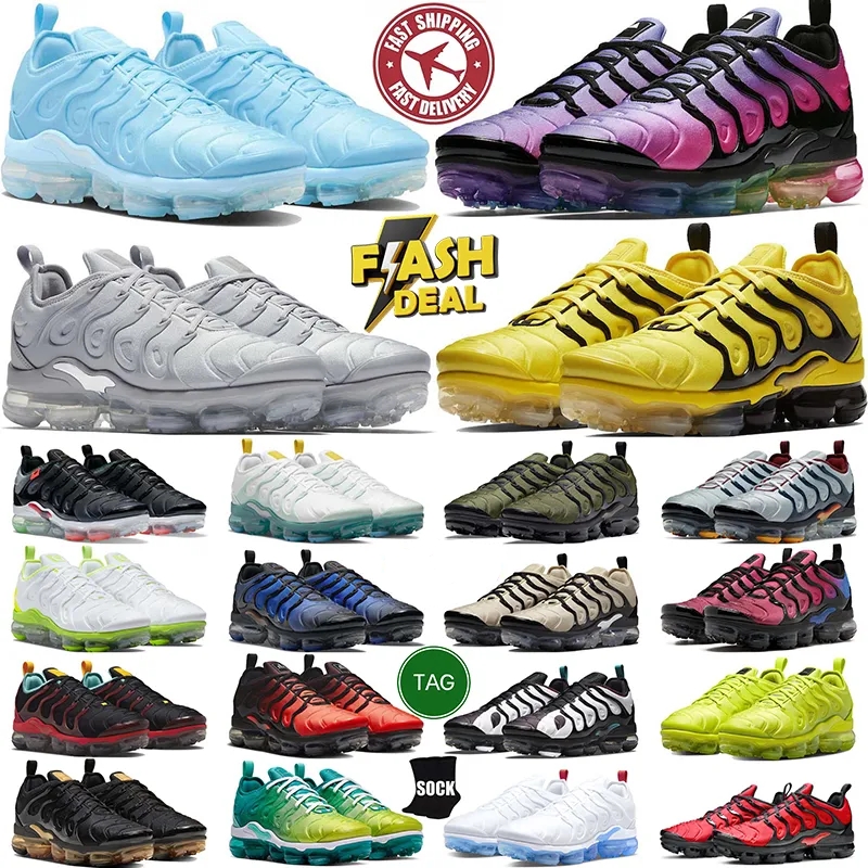 tn plus running shoes mens White Black Royal Grey Club University Blue Hyper Reverse Sunset women Breathable sneakers trainers outdoor sports fashion size 36-46