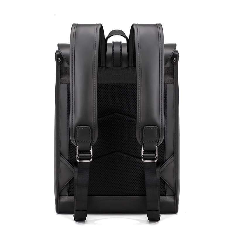 Computer business travel men's commuting small notebook leather backpack men 2024 new model