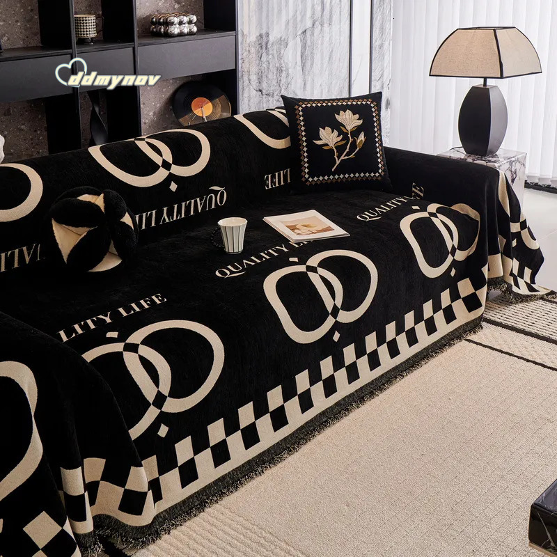 Blanket L-Shaped Sofa Slipcovers: Non-Slip Sectional Couch Covers for Ultimate Furniture Protection & Style ddmynov